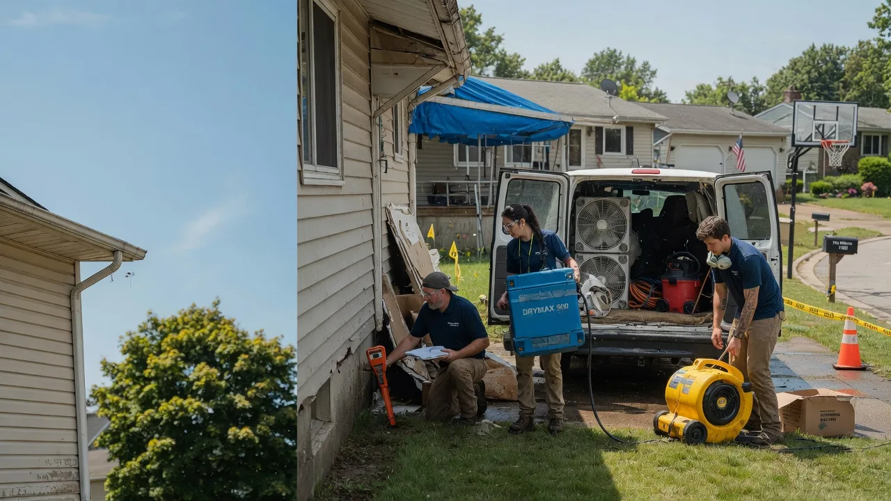 Ceiling Leak Cleanup in Spencerville, IN near me